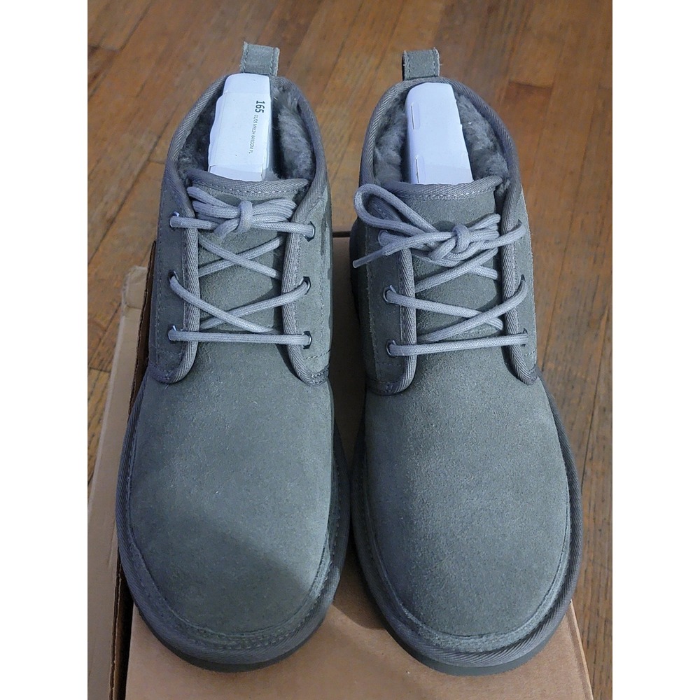 UGG Neumel Grey Suede Chukka Boots Mens 10 Lace Up 3236
